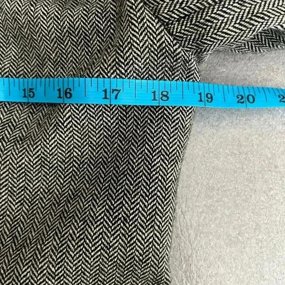 [3/L] Maison Scotch Black and white Herringbone Wool Blend Blazer Jacket  WMN - Picture 13 of 15